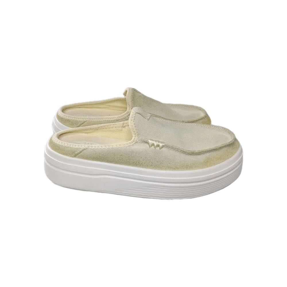 Hey Dude Austin Lift Classic Mule Shoes Women's Size 6 Custard Cream - Picture 1 of 11